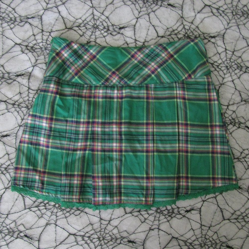 Plaid Mini Skort - Picture 2 of 10